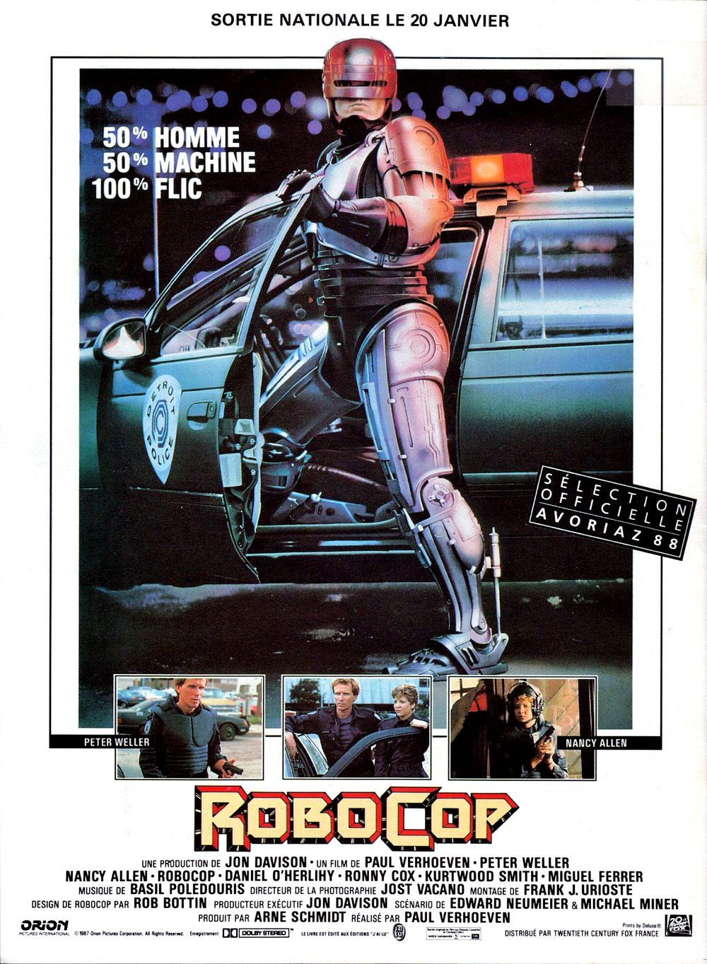 Affiche du film "Robocop" (1987)