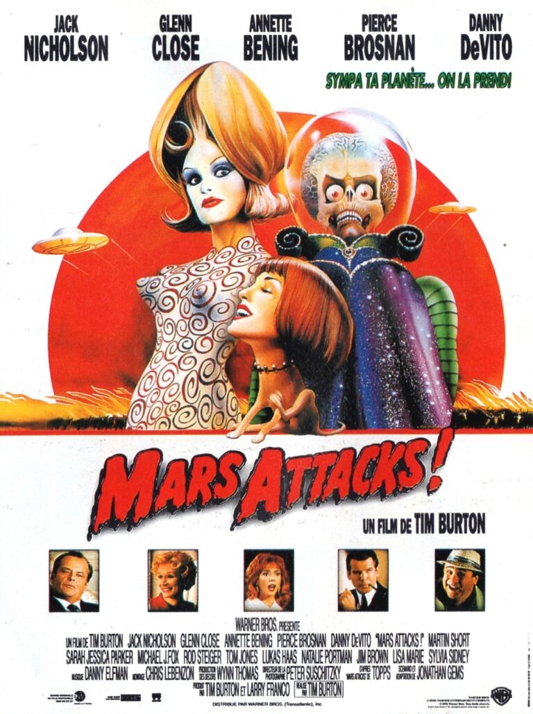 Affiche du film "Mars Attacks"