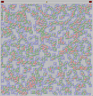 Record personnel au Démineur, 80x80, 99 mines en 34 minutes (et c'est un temps de merde !)